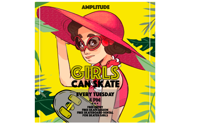 Girls Skate Tuesday Amplitude Bali